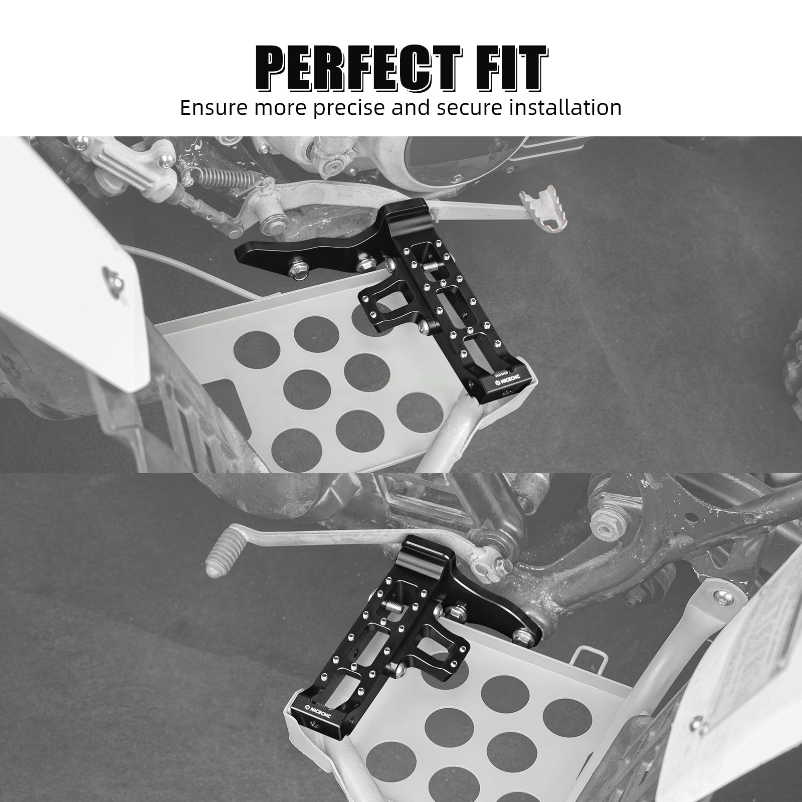 ATV Extended Wider Foot Pegs Pedals For Yamaha Banshee 350 1987-2006