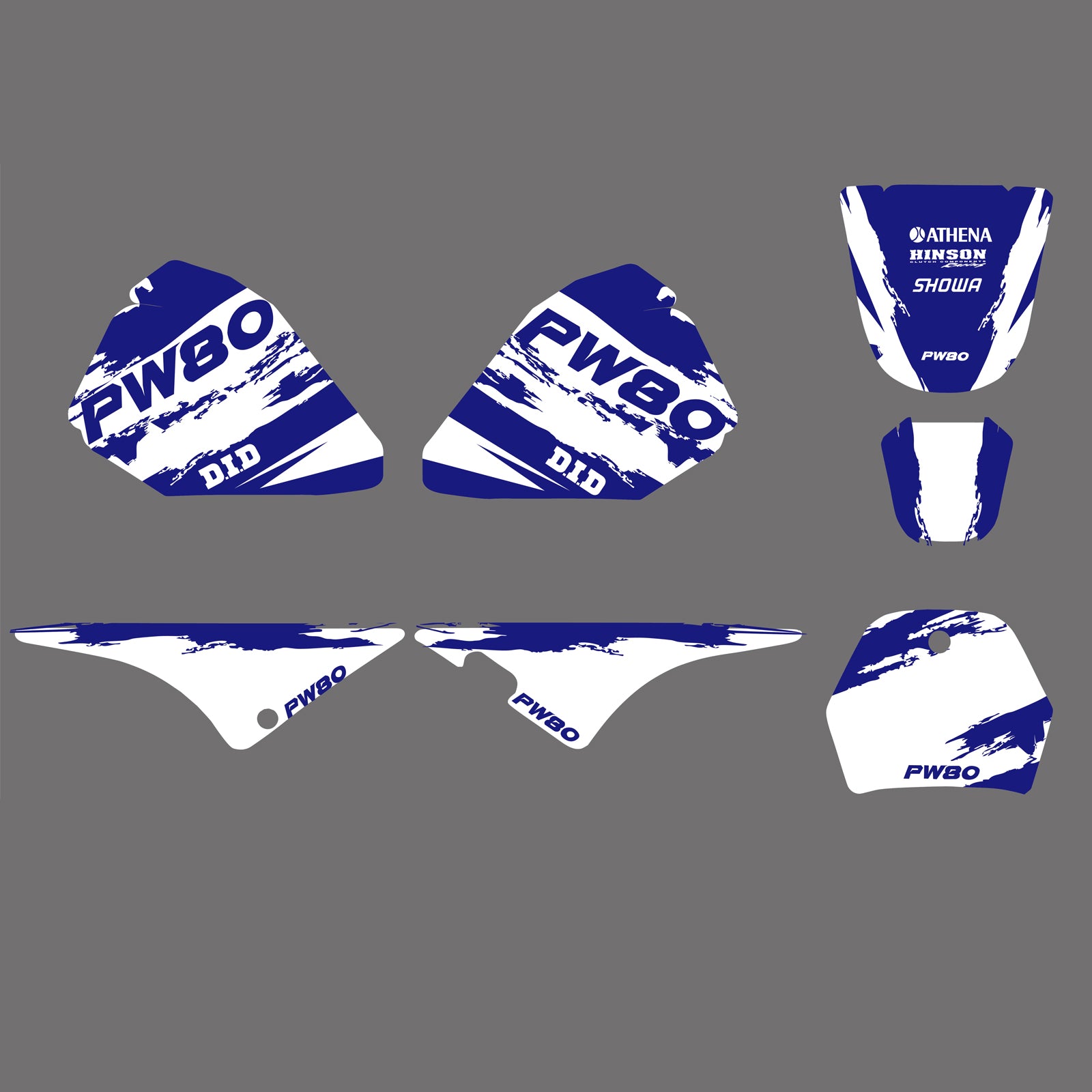 New Styles Team Graphics Background Decal Stickers For Yamaha PW80
