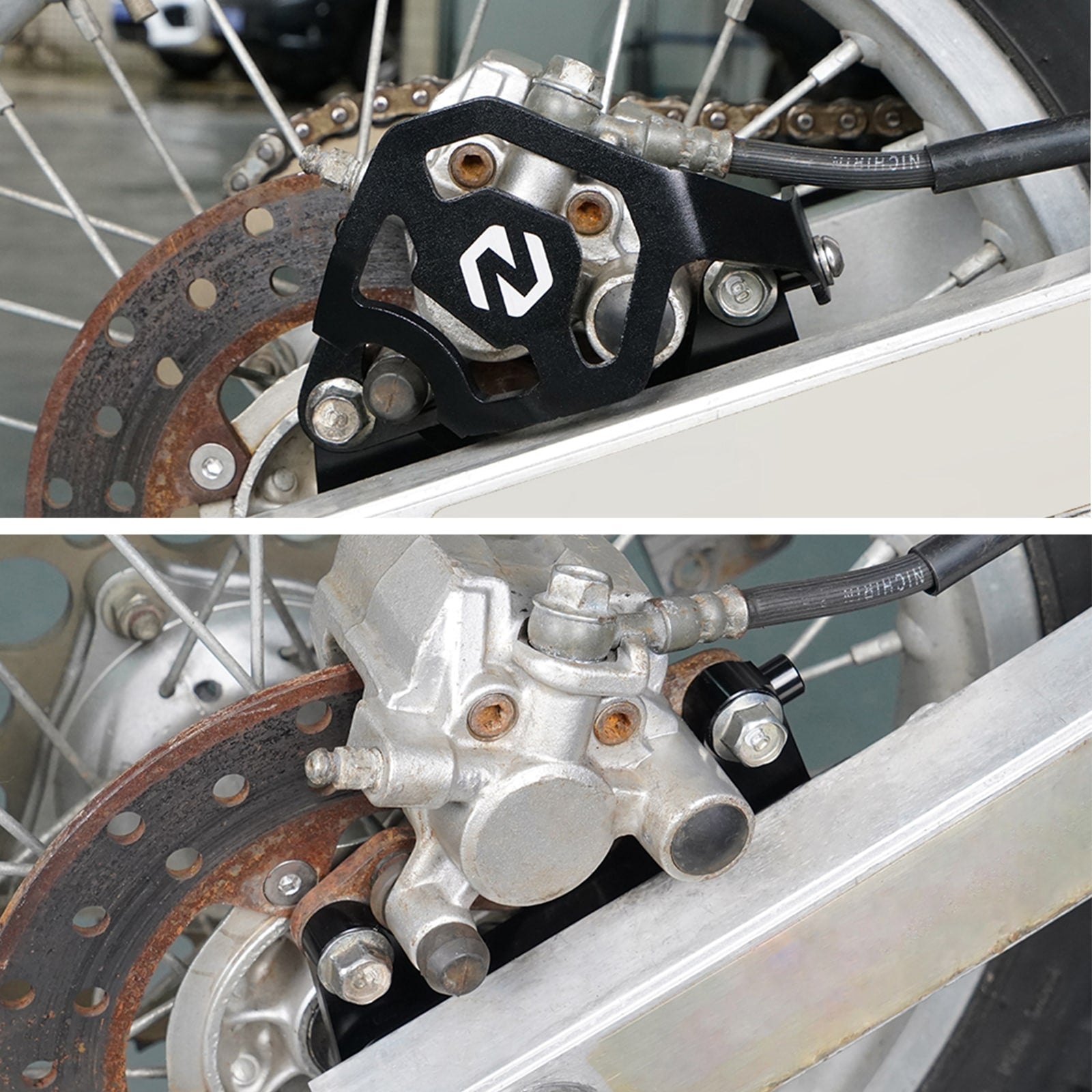 Rear Brake Caliper Guard for Yamaha YZ80 93-21 YZ85 02-18