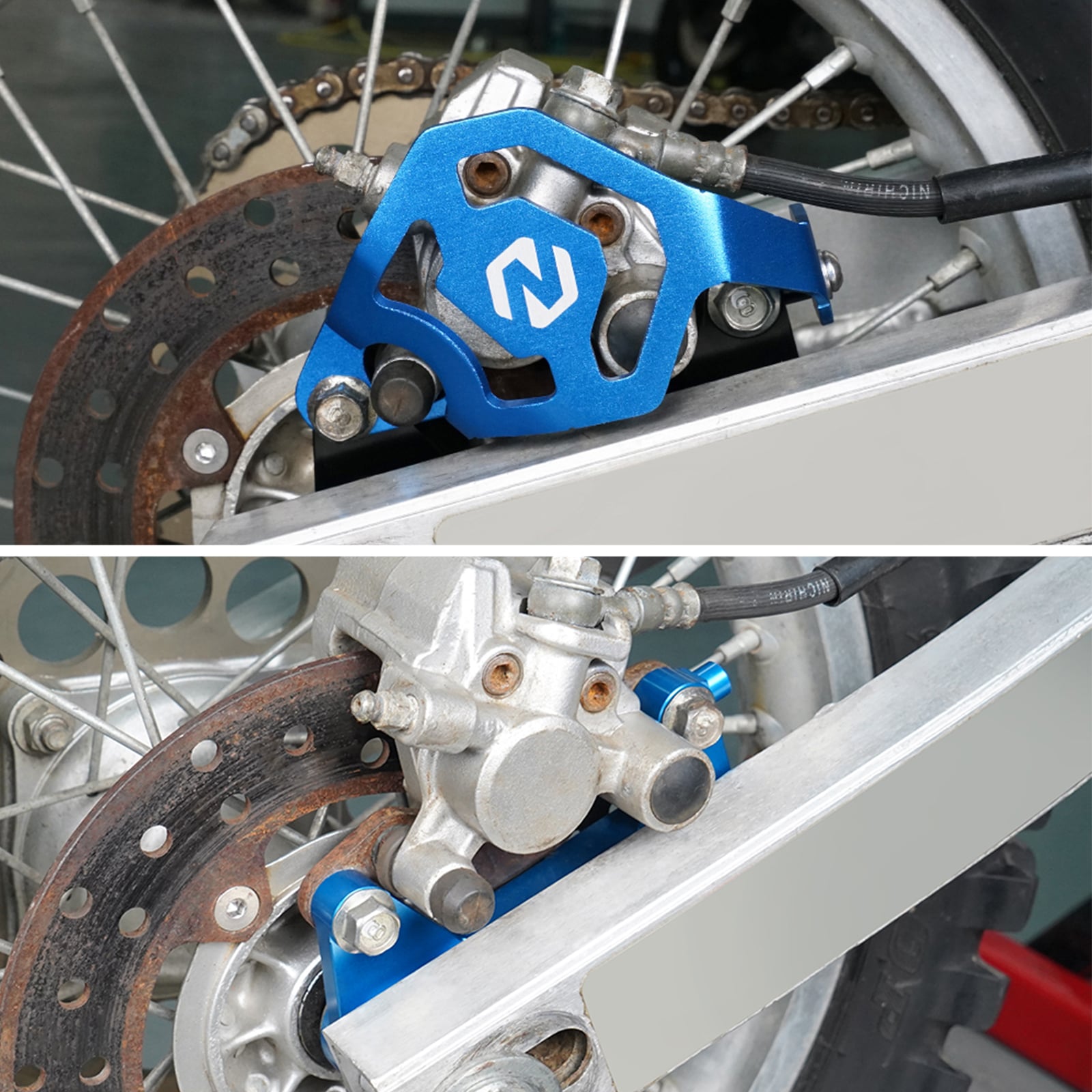 Rear Brake Caliper Guard for Yamaha YZ80 93-21 YZ85 02-18