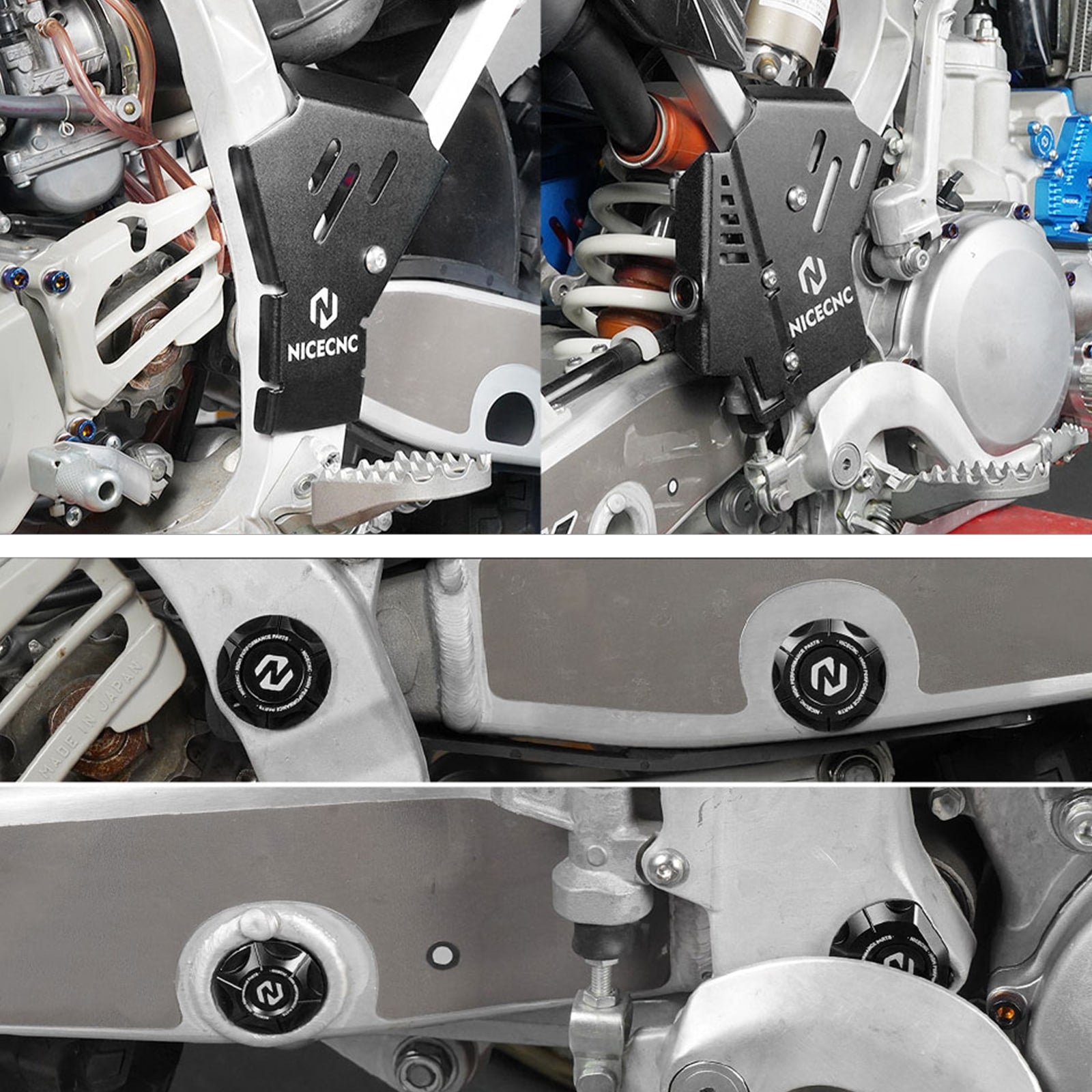 Motorcycle Frame Hole Plug Cover For Yamaha YZ250  2016-2023