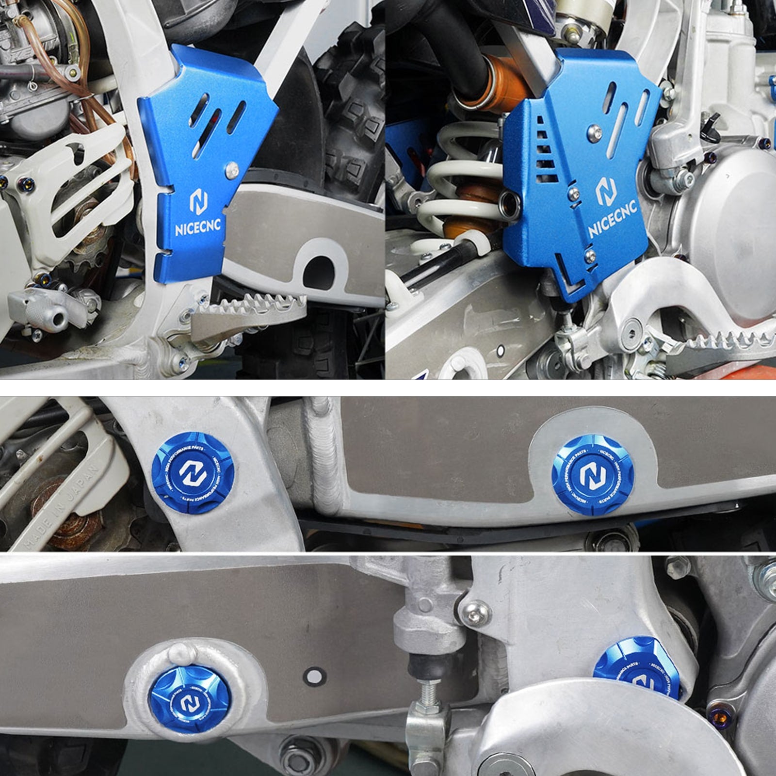 Motorcycle Frame Hole Plug Cover For Yamaha YZ250  2016-2023