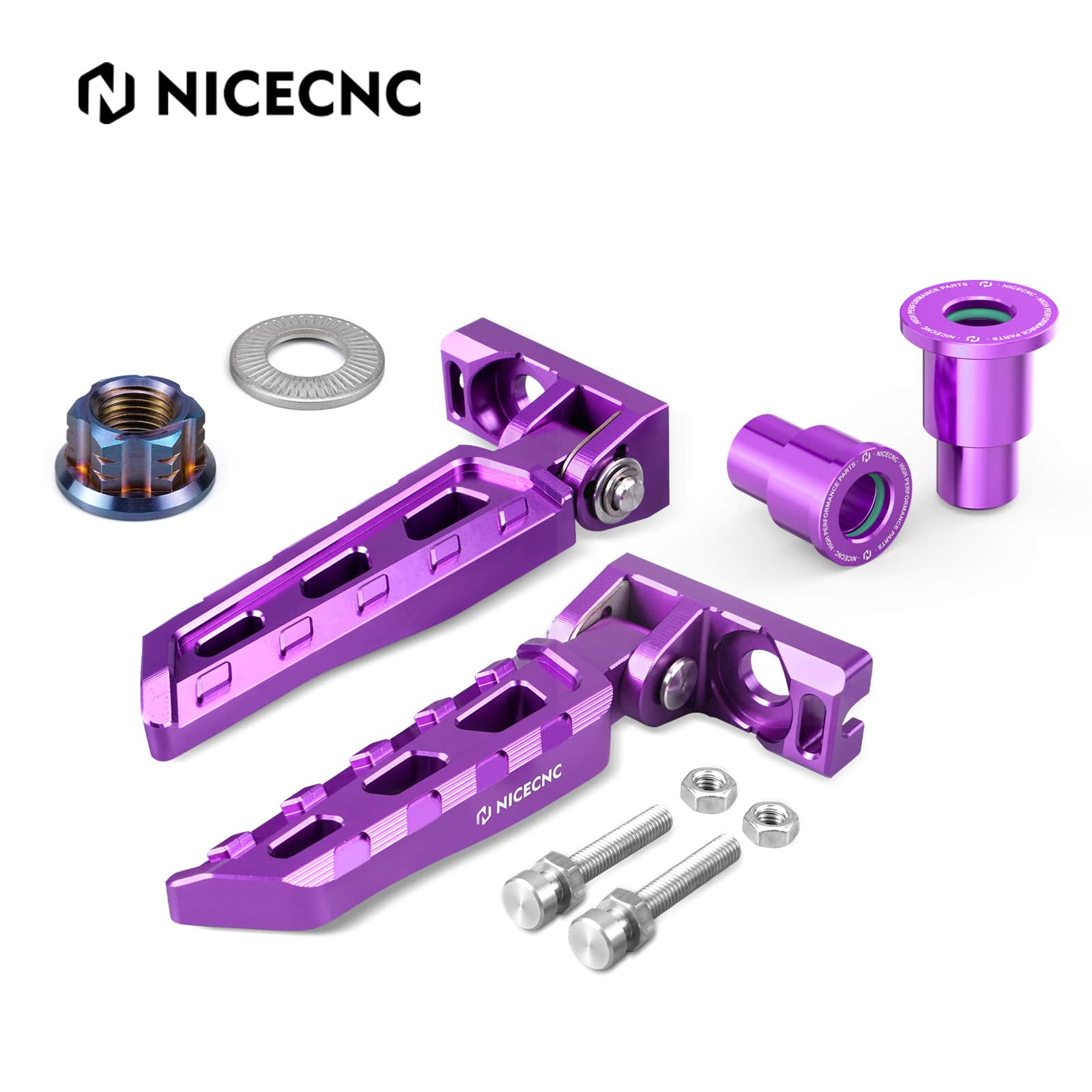 Chain Tensioner Adjuster Blocks Rear Axle Nut Wheel Spacers For Surron Light Bee Segway X160 X260