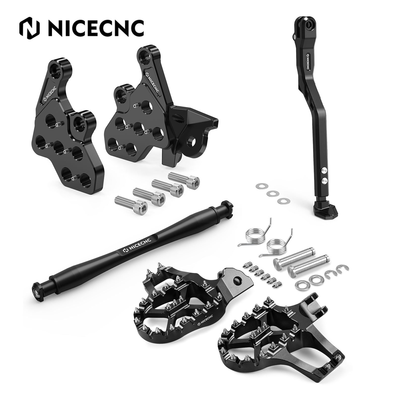 WHAT WE WANT WWW_FBFOOTSTAND ② Foot Pegs Bracket Package Footrest Support Brace Kickstand For Surron