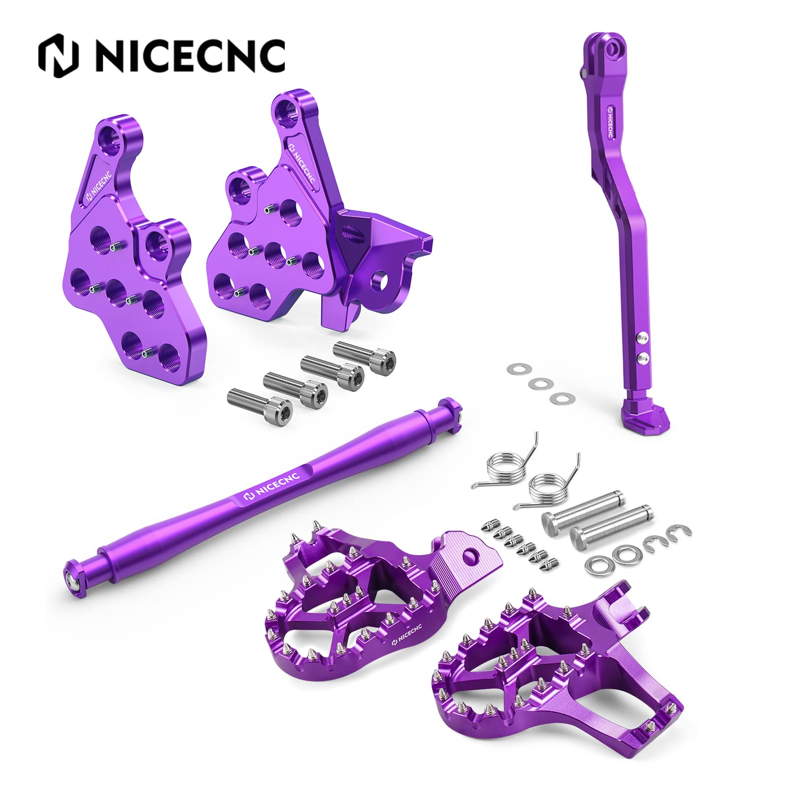 Foot Pegs Bracket Package Footrest Support Brace Kickstand For Surron Light Bee X S Segway X160 X260
