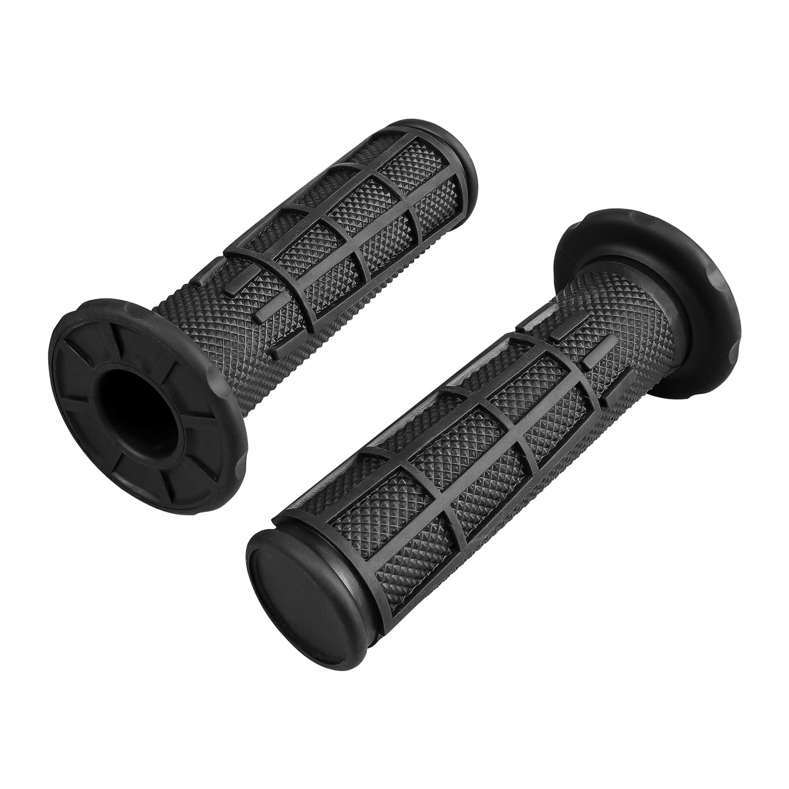 Left + Right 7/8" Handlebar Rubber Hand Grips For Yamaha Raptor 700 Polaris Sportsman 570