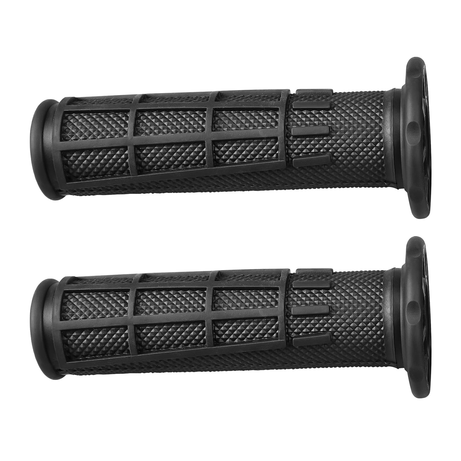 Left + Right 7/8" Handlebar Rubber Hand Grips For Yamaha Raptor 700 Polaris Sportsman 570