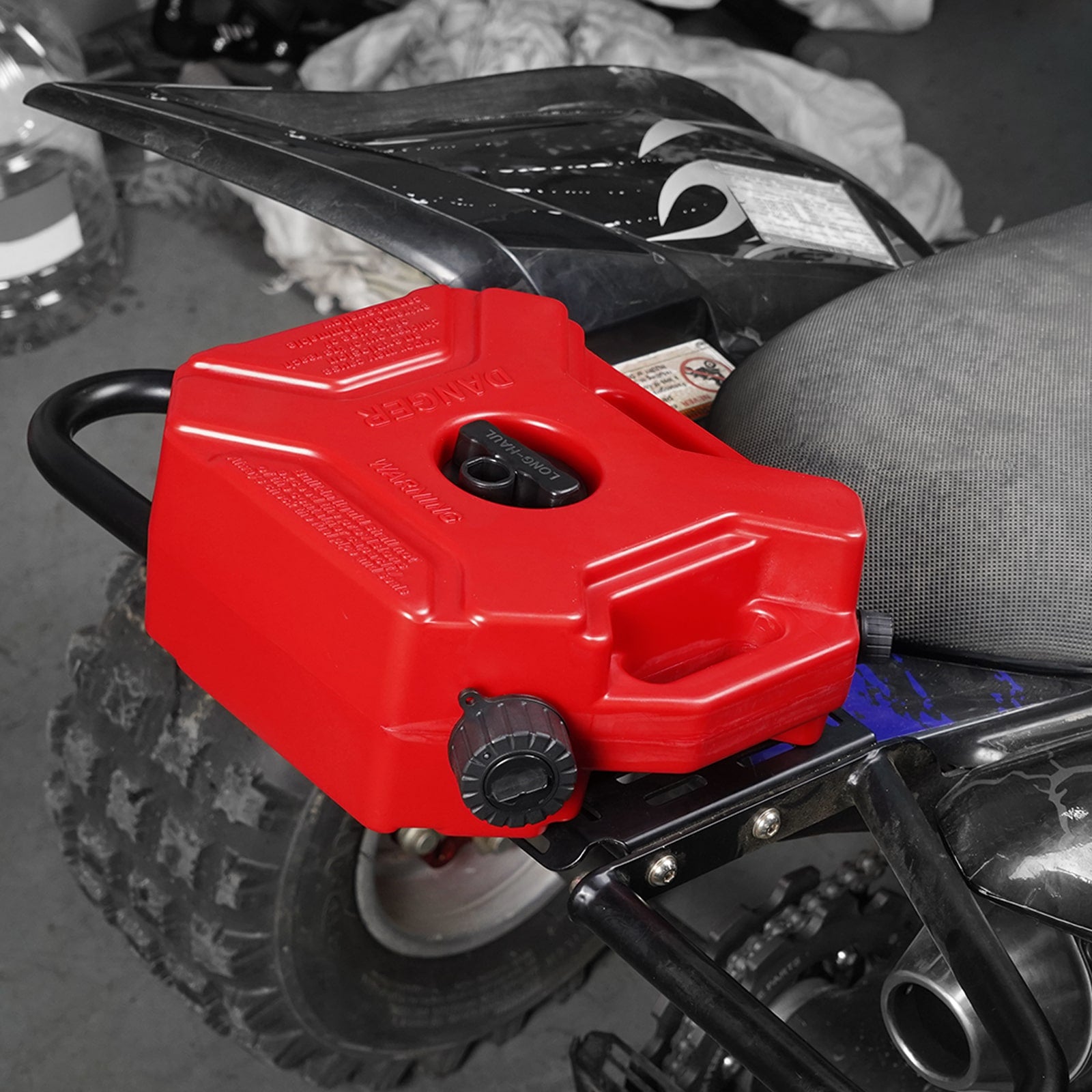 1.3GL/5L Portable Gas Fuel Tank Jerry Can Tank Oil Containers For ATV UTV Motorcycle Car