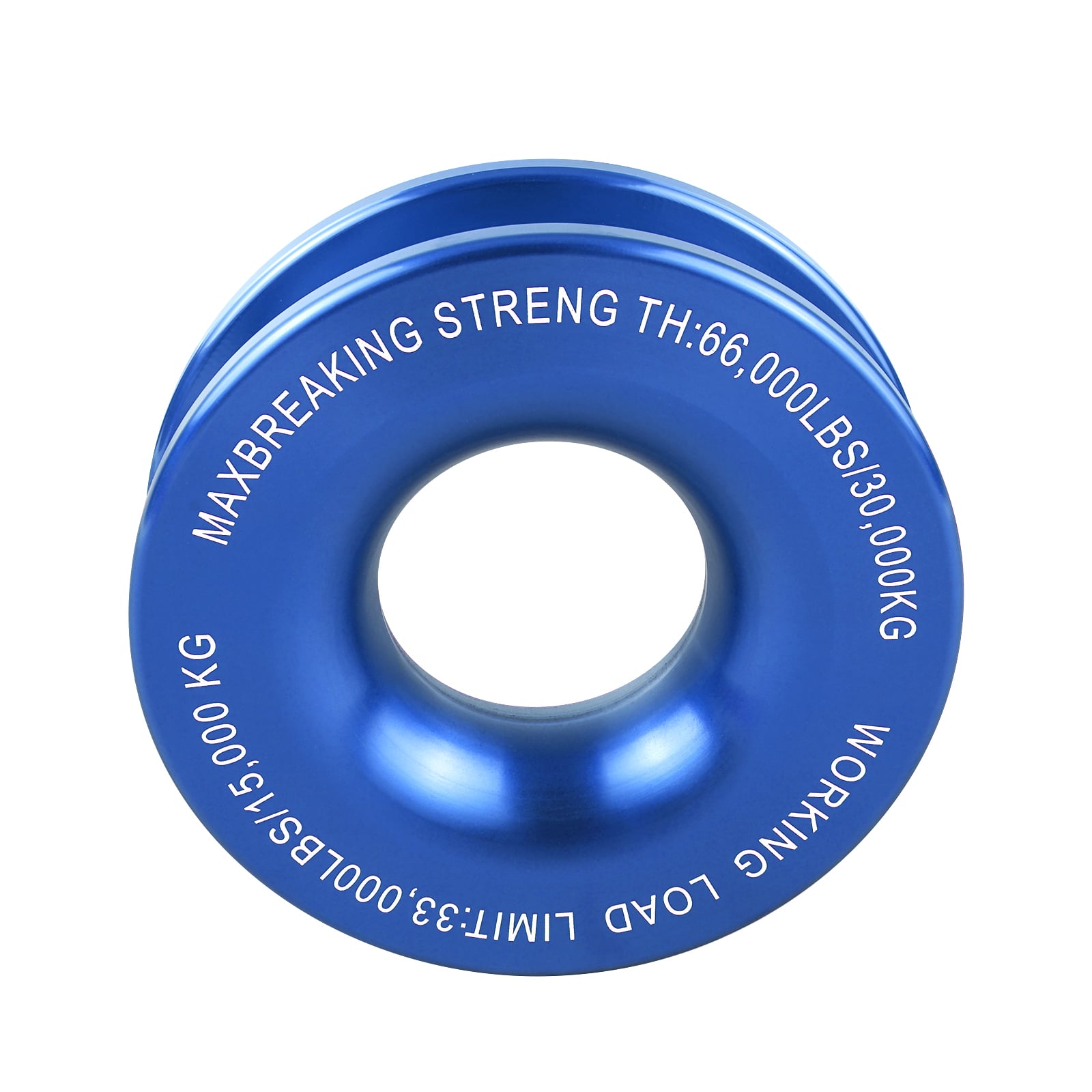 Recovery Pulley Ring 30000 KG for Soft Shackle and Winch Rope 4WD Recovery Gear 4x4 Offroad