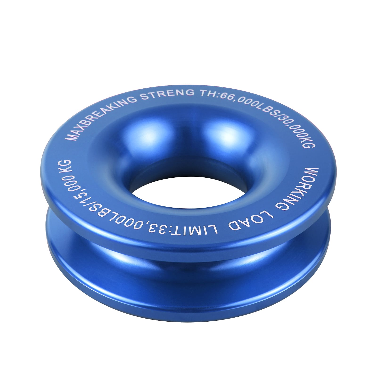 Recovery Pulley Ring 30000 KG for Soft Shackle and Winch Rope 4WD Recovery Gear 4x4 Offroad