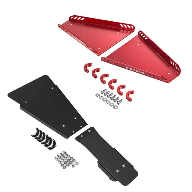Pair ATV Front A-Arm Skid Plate Guards For Yamaha Blaster 200 1988-2006