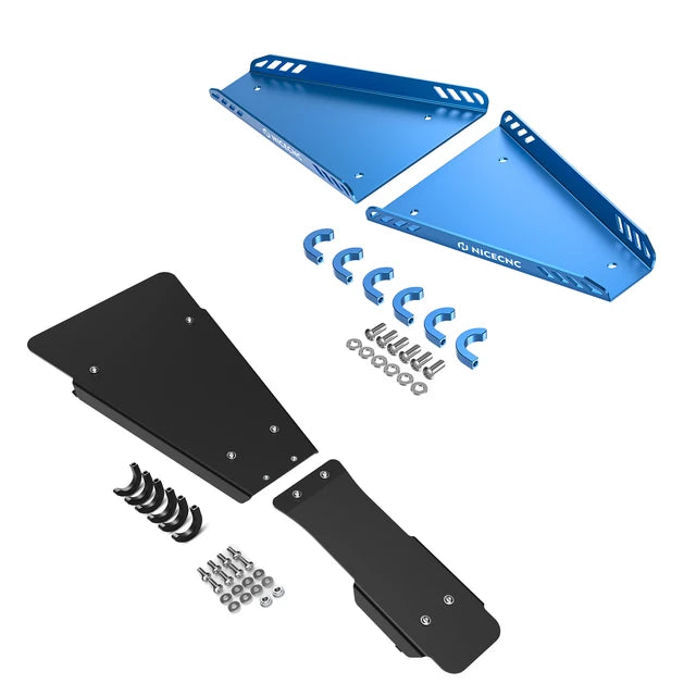 Pair ATV Front A-Arm Skid Plate Guards For Yamaha Blaster 200 1988-2006
