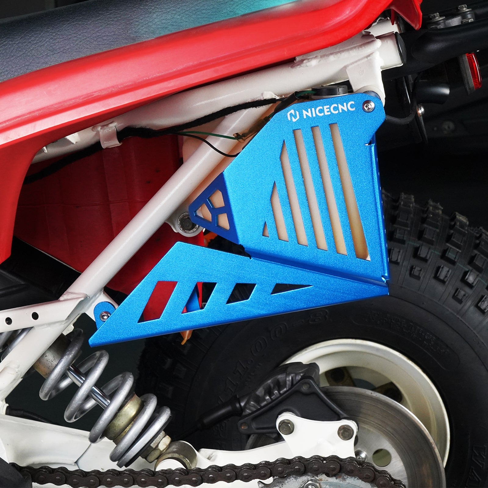 ATV Oil Tank Reservoir Bracket Shield Guard For Yamaha Blaster 200