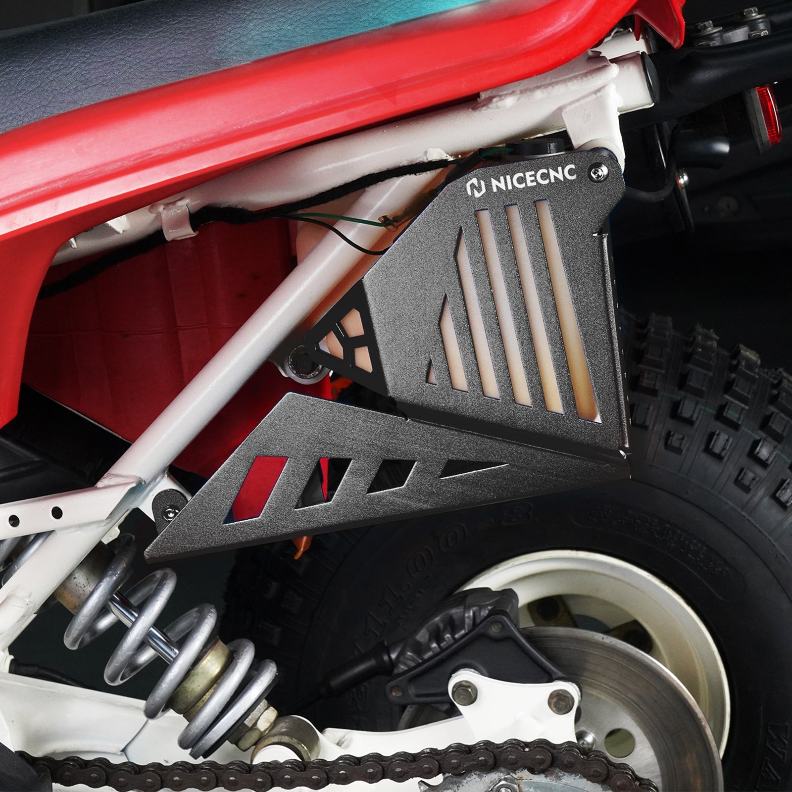 ATV Oil Tank Reservoir Bracket Shield Guard For Yamaha Blaster 200