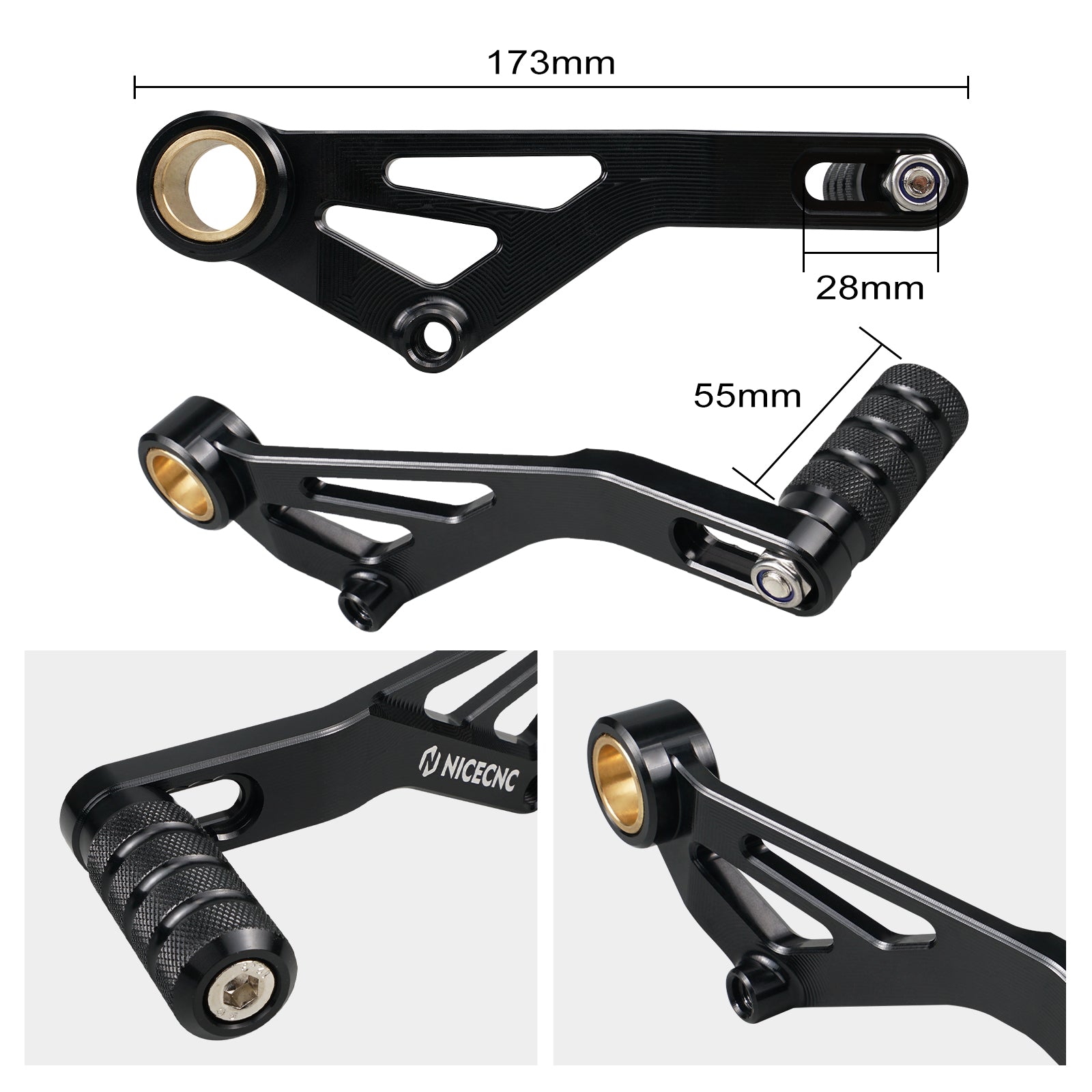 Adjustable Gear Shift Lever For BMW R1200GS Adv 2013-2018 R1250GS Adventure 2019-2024