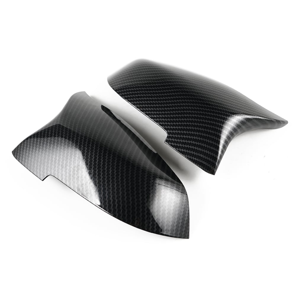 M-Style Carbon Fibre Look Mirror Caps Fit For BMW 5 Series F10 LCI