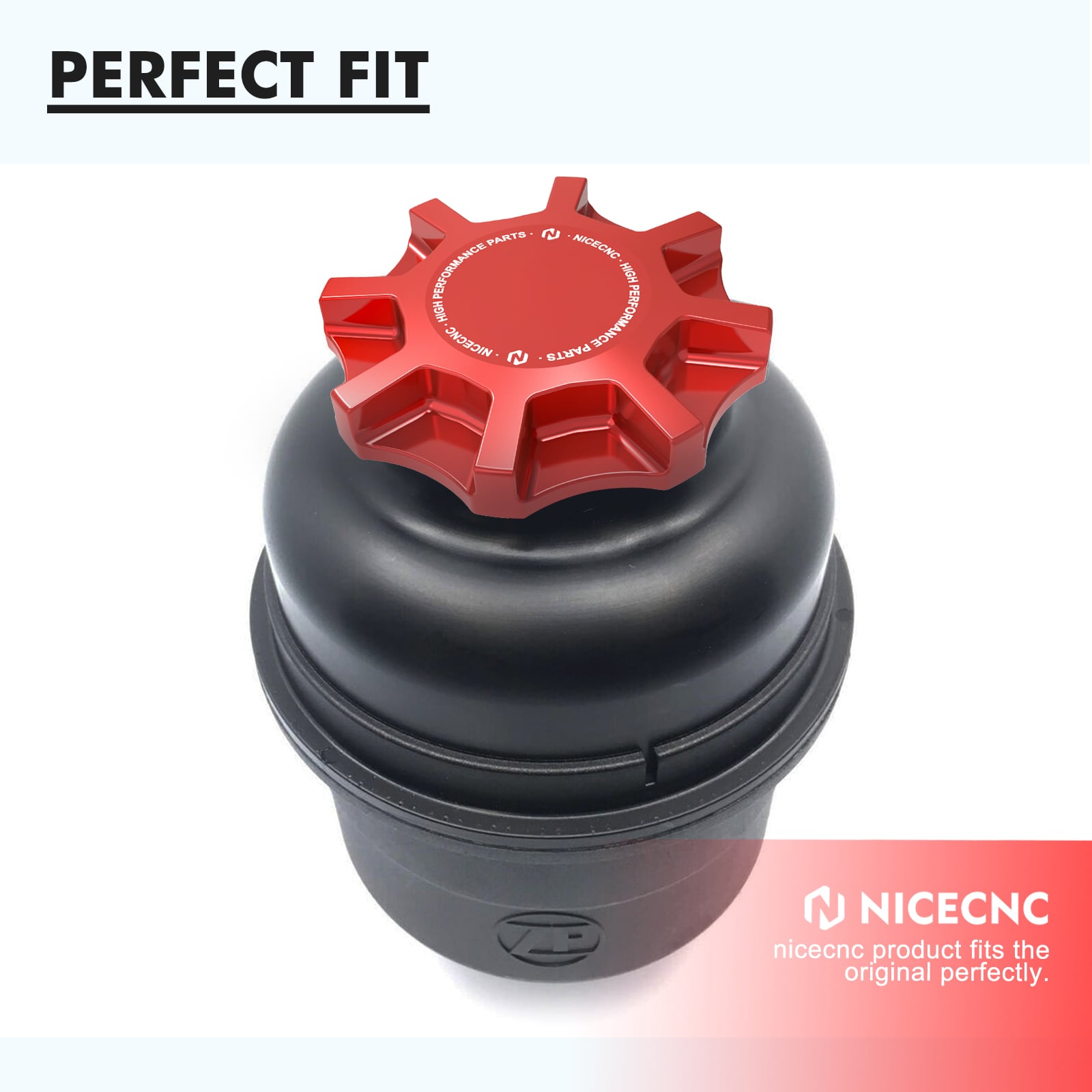 Aluminum Power Steering Reservoir Cap Replacement For BMW E36 E46 E90 E39 Z4 E82
