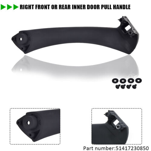 Right Inner Door Panel Handle Cover Fits BMW E90 E91 320i 320d Sedan Touring