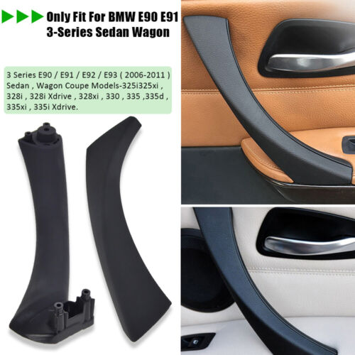 Right Inner Door Panel Handle Cover Fits BMW E90 E91 320i 320d Sedan Touring