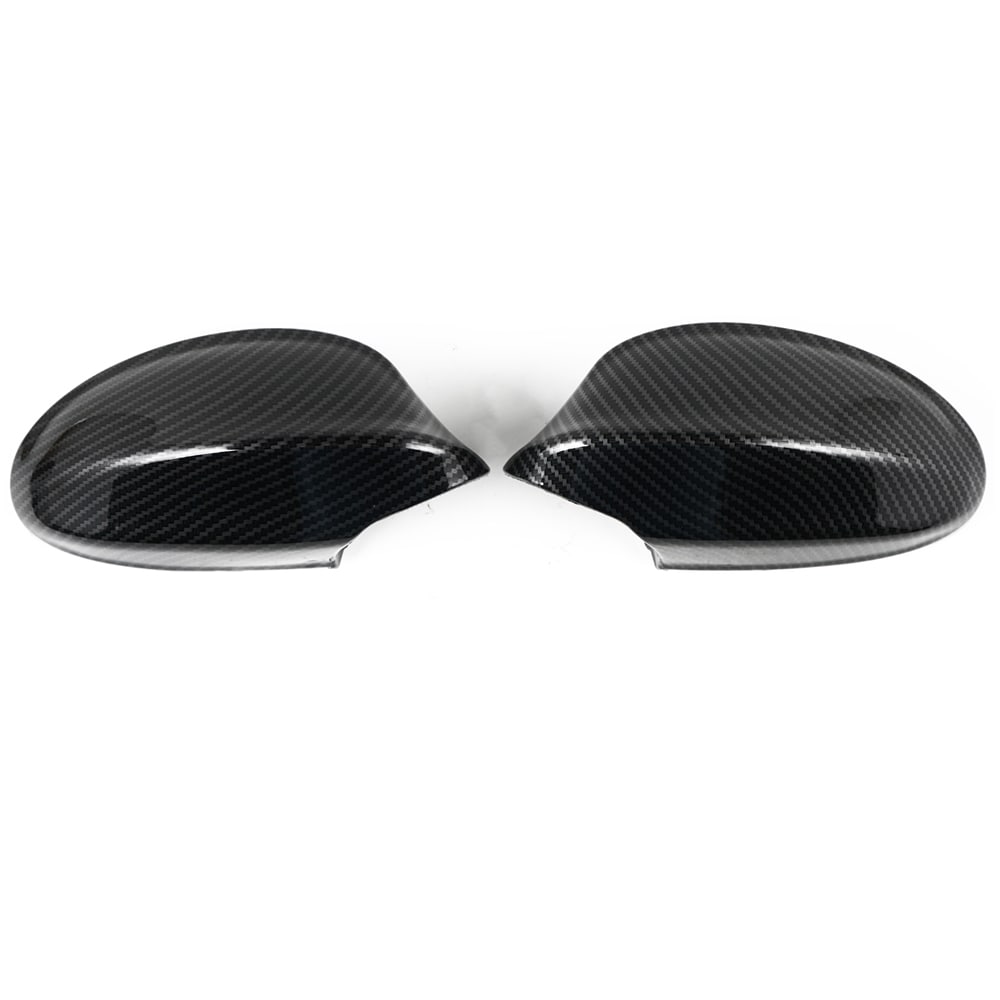 2PCS Carbon Fiber Style Side Mirror Cover Cap Shroud For BMW E90 E91 330i 335i 2005-2008