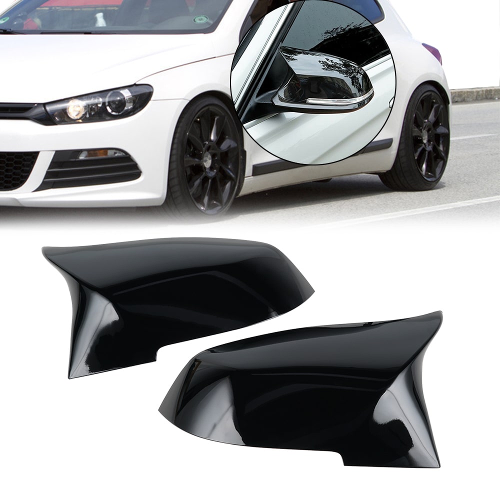 M-Style Gloss Black Mirror Caps Fit For BMW F30 F31 F20