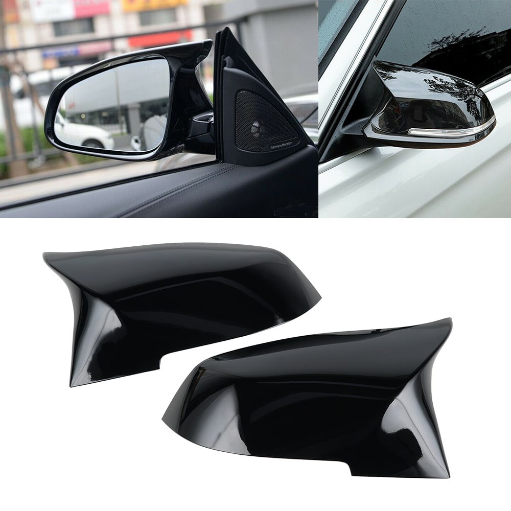 M-Style Gloss Black Mirror Caps Fit For BMW F30 F31 F20