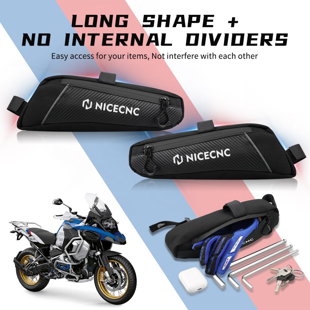 Motorcycle Side Frame Storage Bags For BMW R1200GS LC  R1250GS Adventure