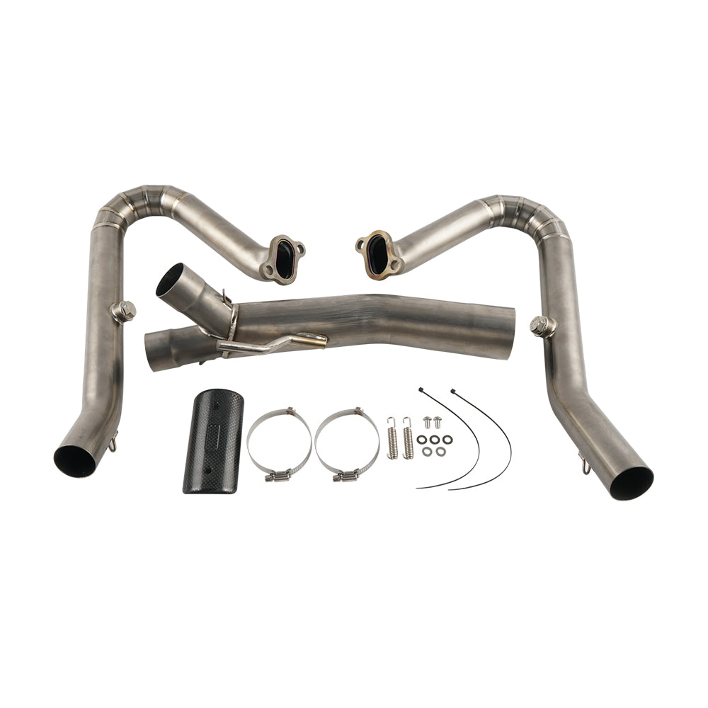 Titanium Alloy Exhaust Head Pipe 2 into 1 System For BMW R1200GS / ABS / Adventure  2013-2018