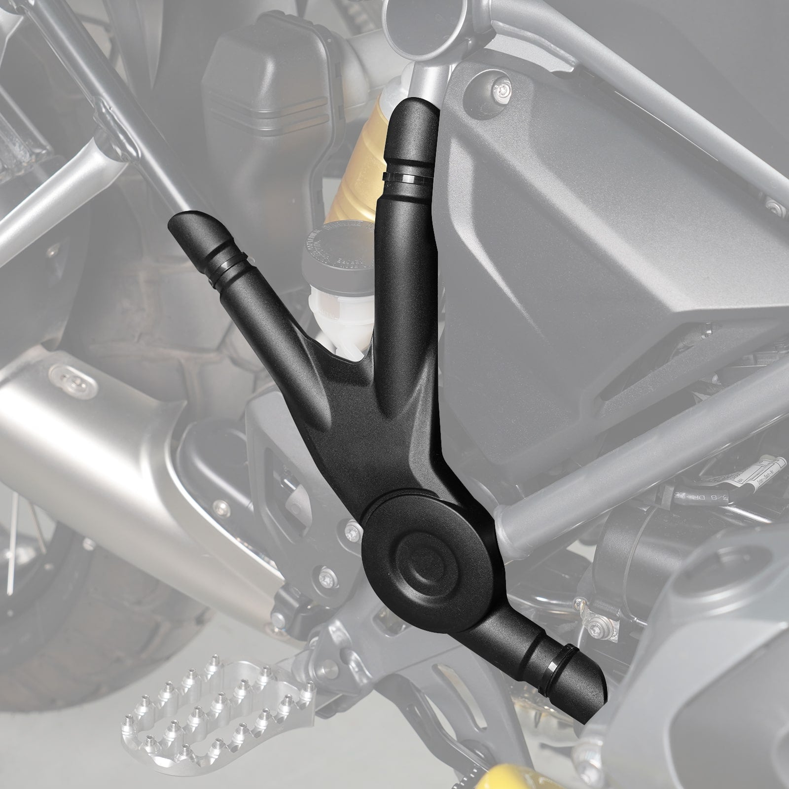 Motorcycle Frame Trim Protection Panels For BMW R1200GS/R1250GS & Adventure Models (2013-2023) - Black ABS Side Panels
