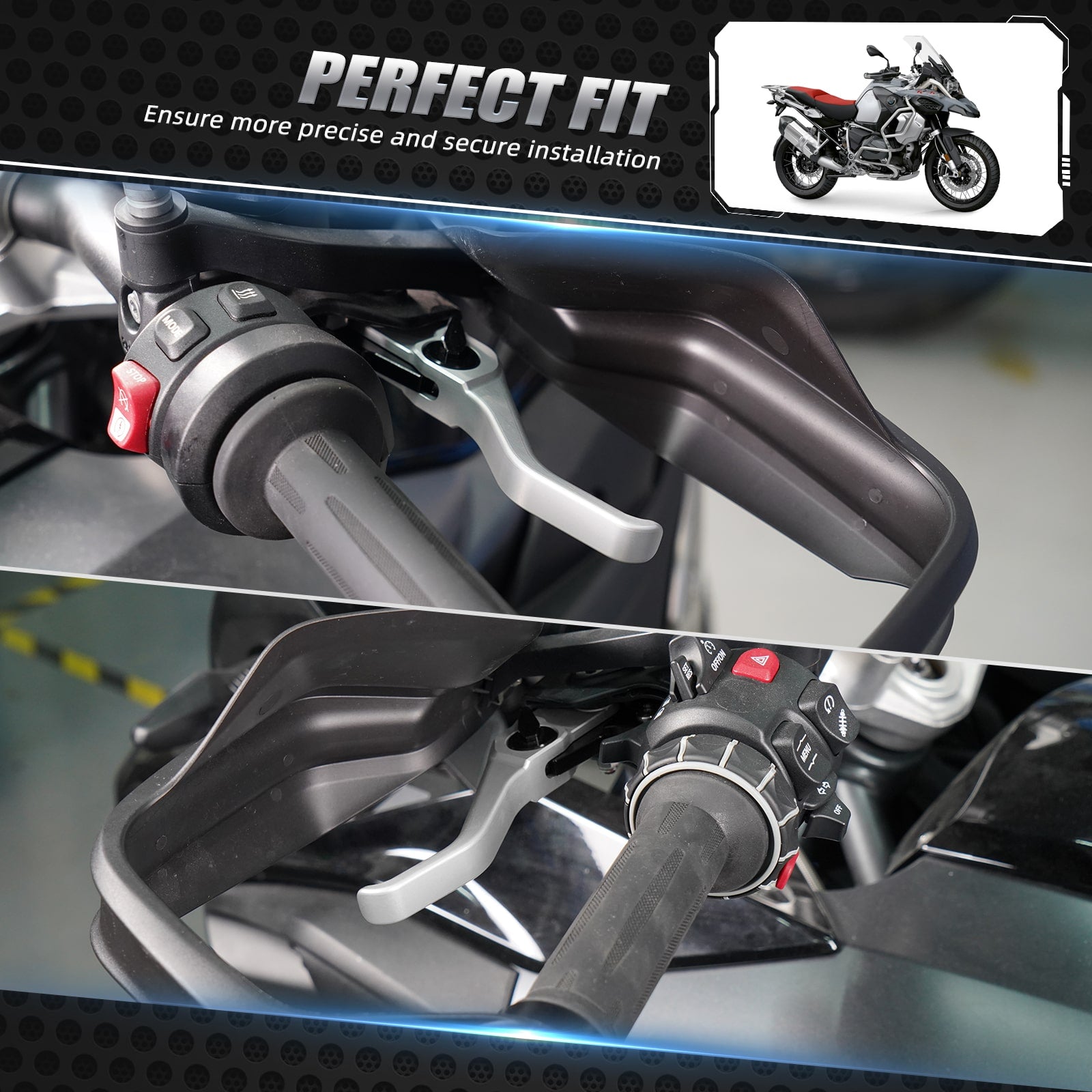 Shorty Brake Clutch Lever For BMW R1200GS Adv 2014-2018 R1250GS Adv 2018-2024