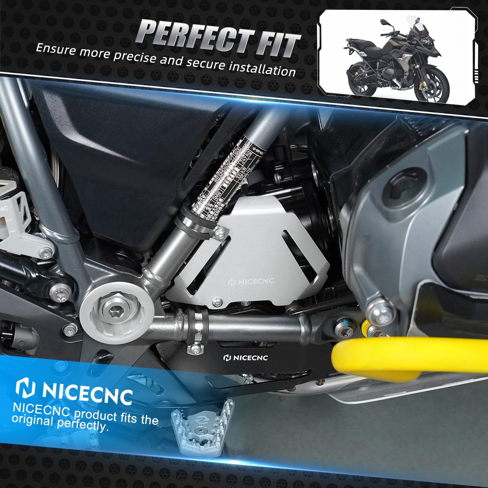 Starter Protector Guard For BMW R1200GS Adventure 2014-2018 R1250GS Adventure 2019-2024