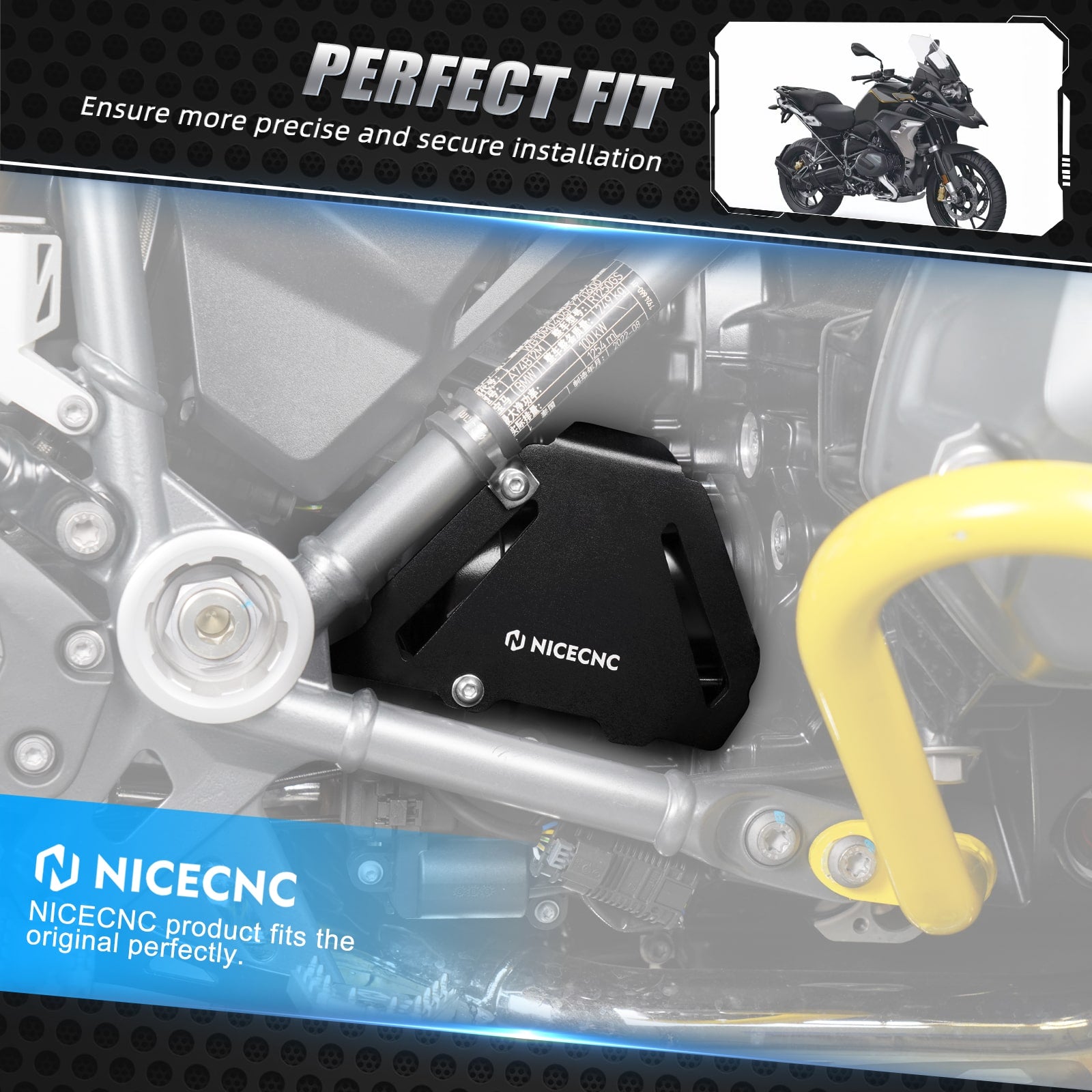 Starter Protector Guard For BMW R1200GS Adventure 2014-2018 R1250GS Adventure 2019-2024
