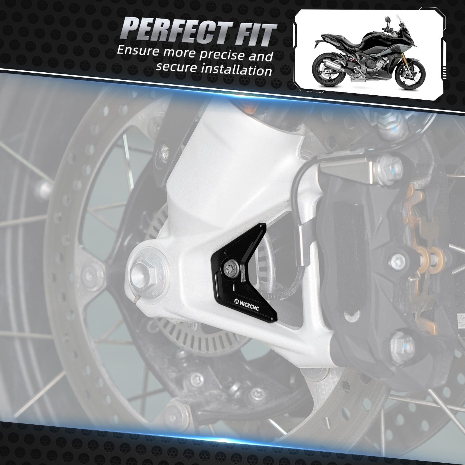 Front ABS Sensor Guard For BMW R1250GS 2019-2023 R1250GS Adventure 2019-2024