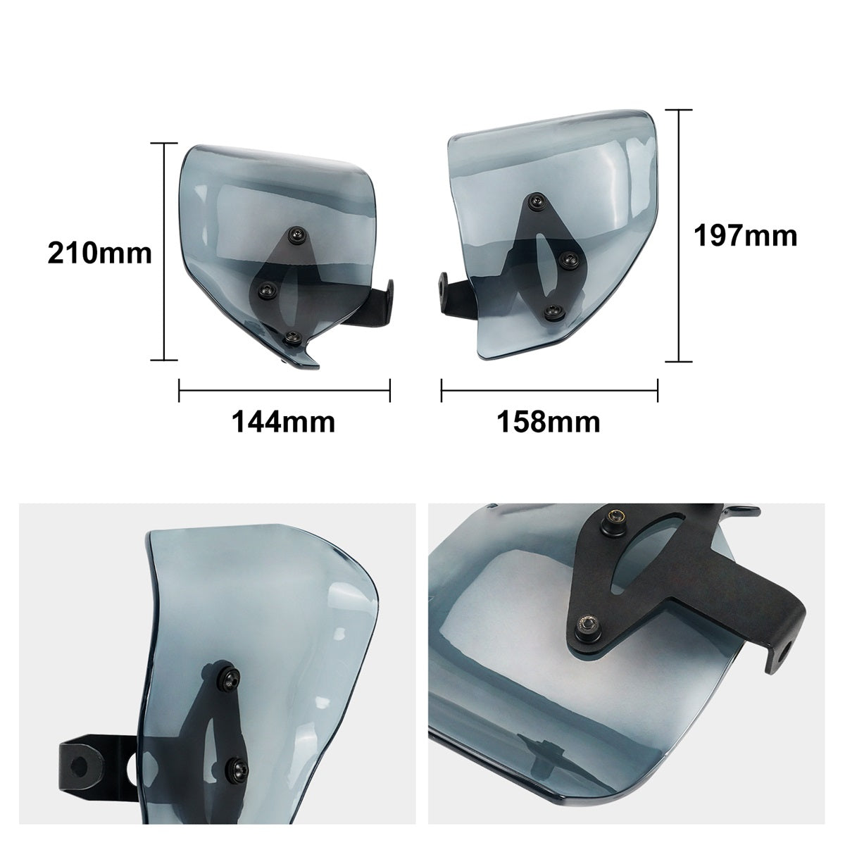 Pair Foot Splash Guards For BMW R1250 GS Adventure 2019-2024