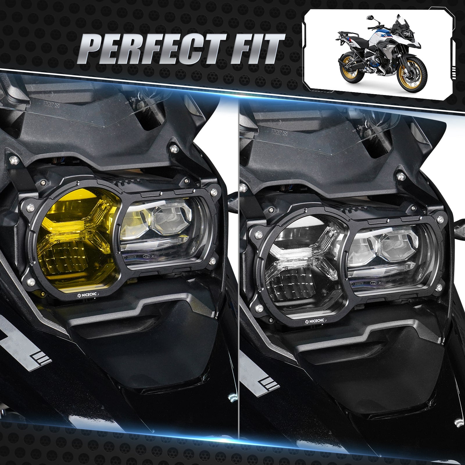 Headlight Protector For BMW R1250GS 2020-2023 R1250GS Adventure 2020-2024