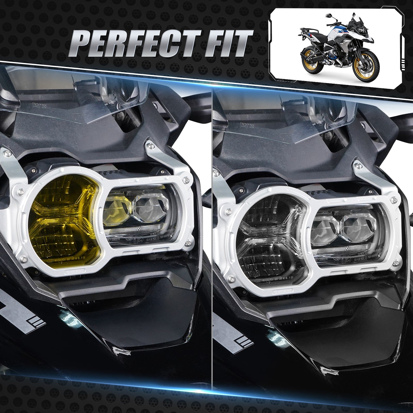 Headlight Protector For BMW R1250GS 2020-2023 R1250GS Adventure 2020-2024
