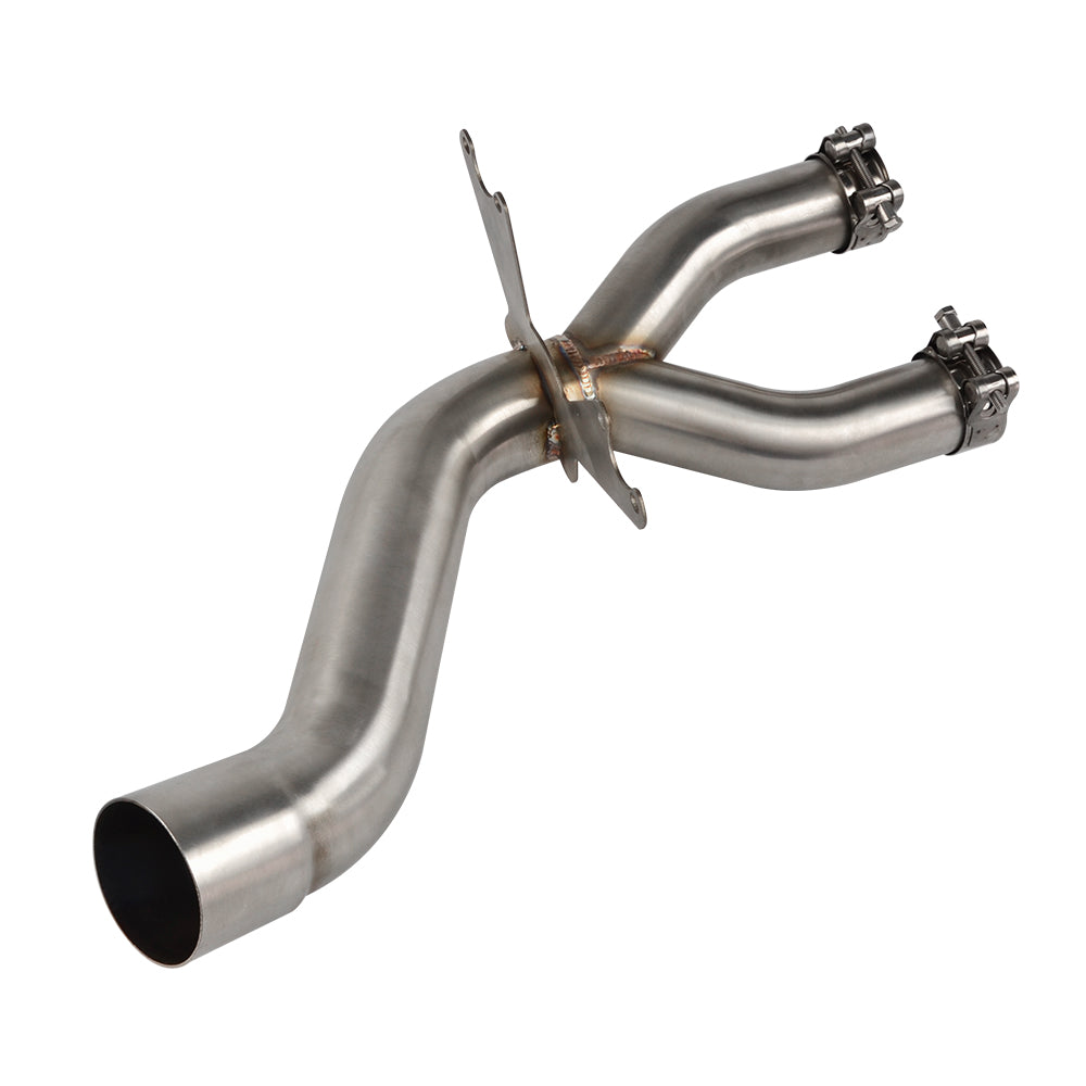 Decat Exhaust Muffler Down Pipe Mid Link Eliminator For BMW S1000RR 2012-2014