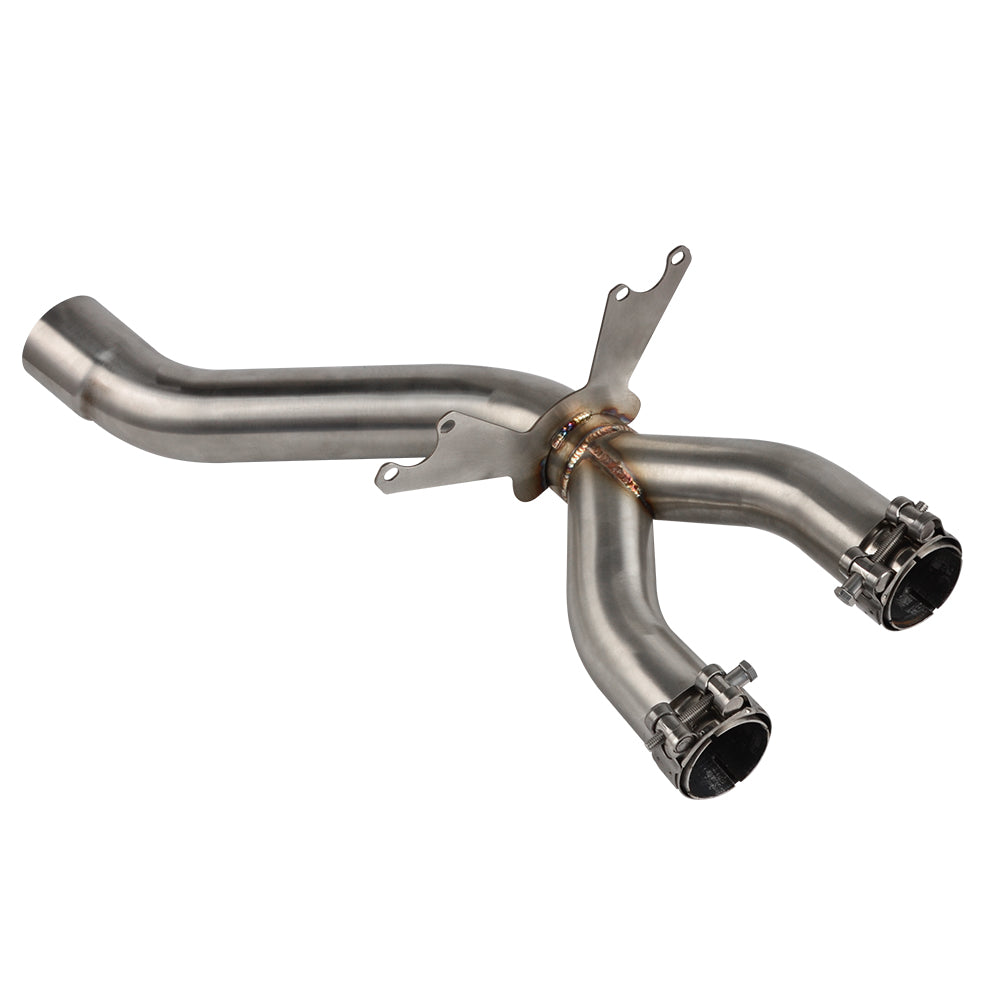 Decat Exhaust Muffler Down Pipe Mid Link Eliminator For BMW S1000RR 2012-2014