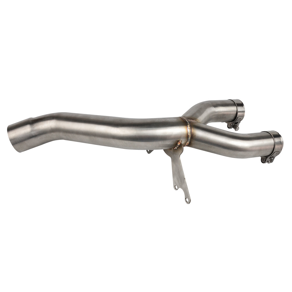 Decat Exhaust Muffler Down Pipe Mid Link Eliminator For BMW S1000RR 2012-2014