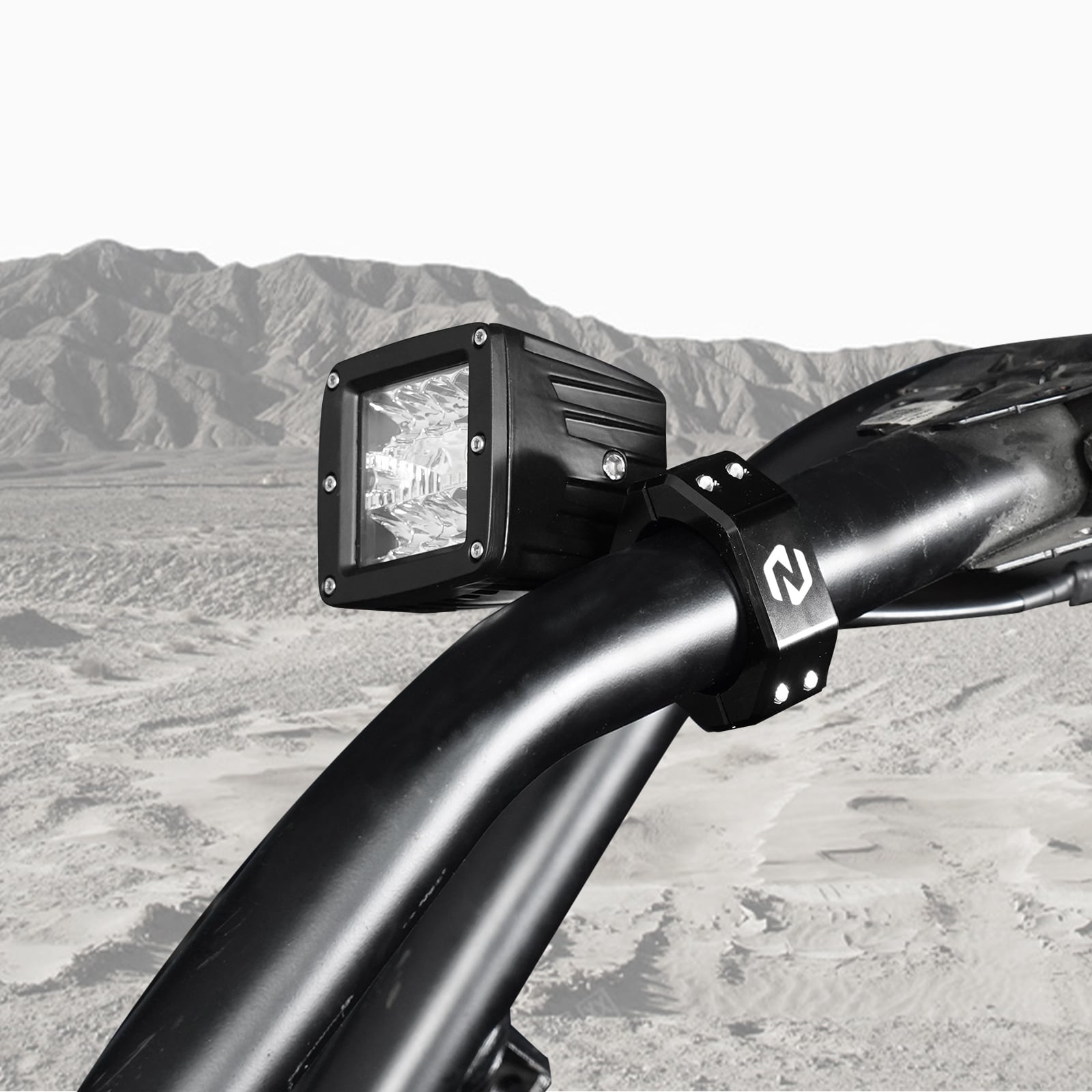 UTV Backup Rear Pillar LED Work Lights w/Brackets For Can-Am Maverick X3 2017-2023