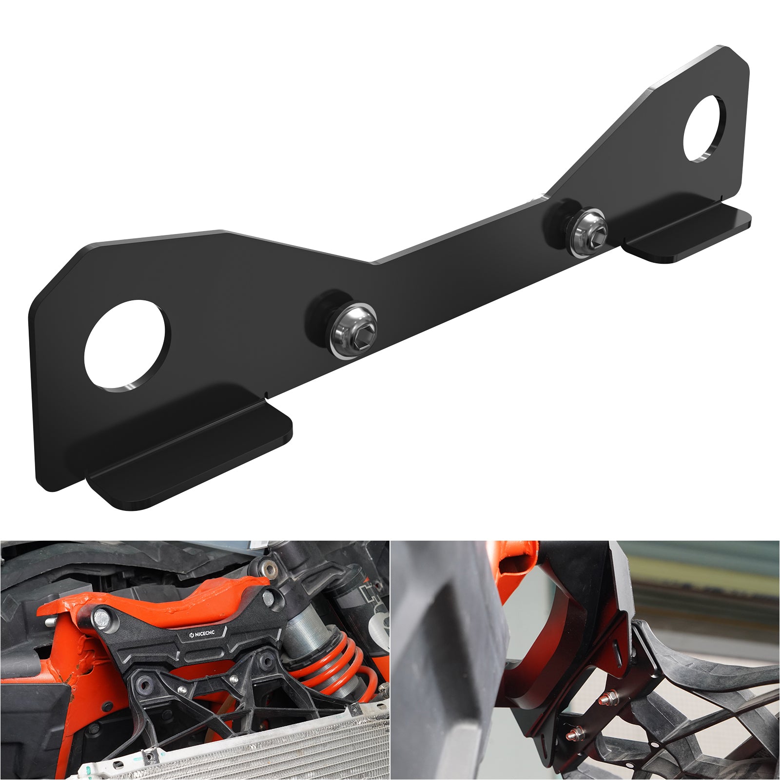 UTV Cooling Radiator Fan Shroud Bracket Repair Kit For Can-Am X3 2017-2023