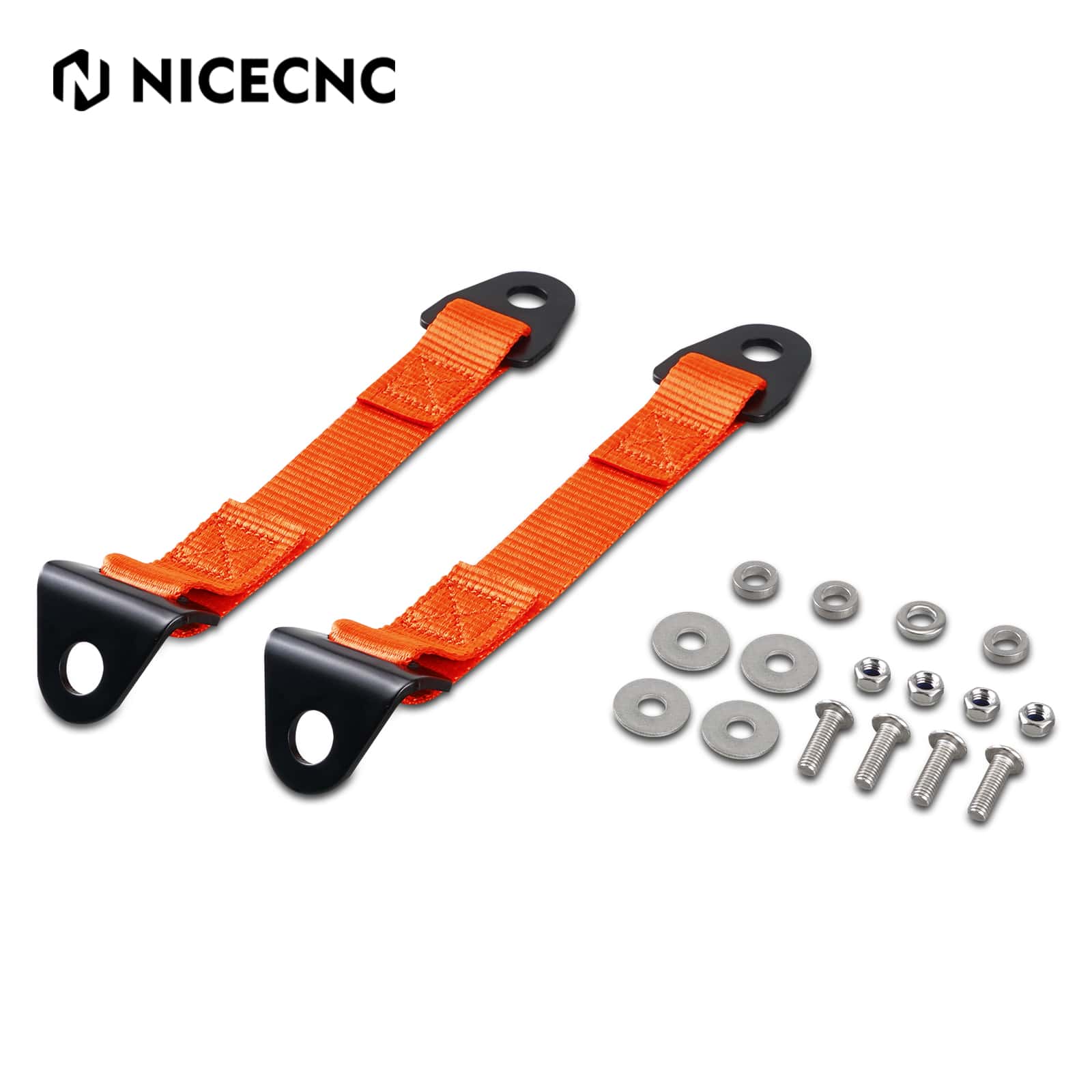 Left + Right UTV Door Limiter Check Limiting Straps Belts Kit For Can-Am X3