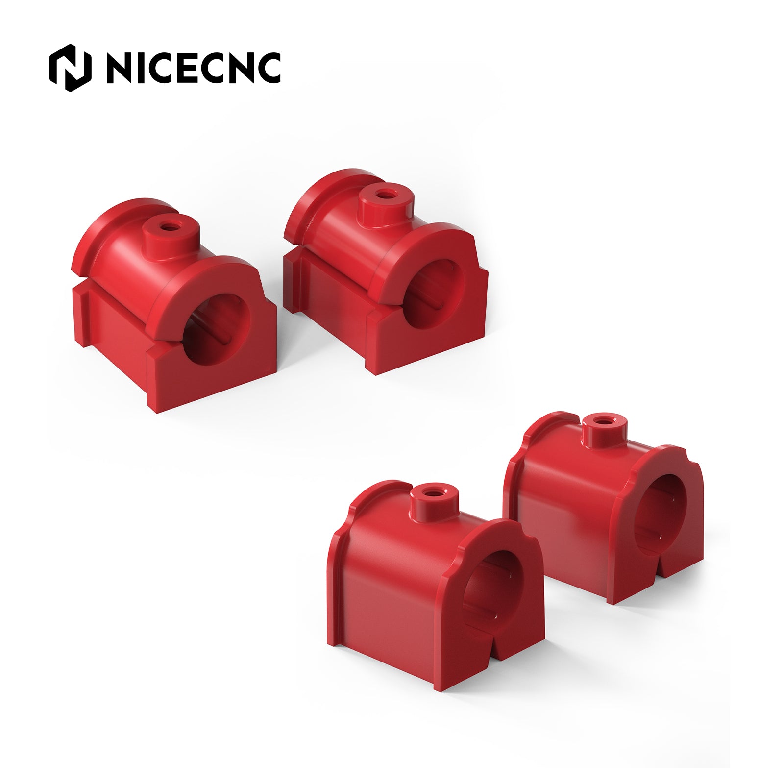 UTV Front + Rear Anti-Roll Sway Stabilizer Bar Bushing Kit For Can-Am X3 2017-2024