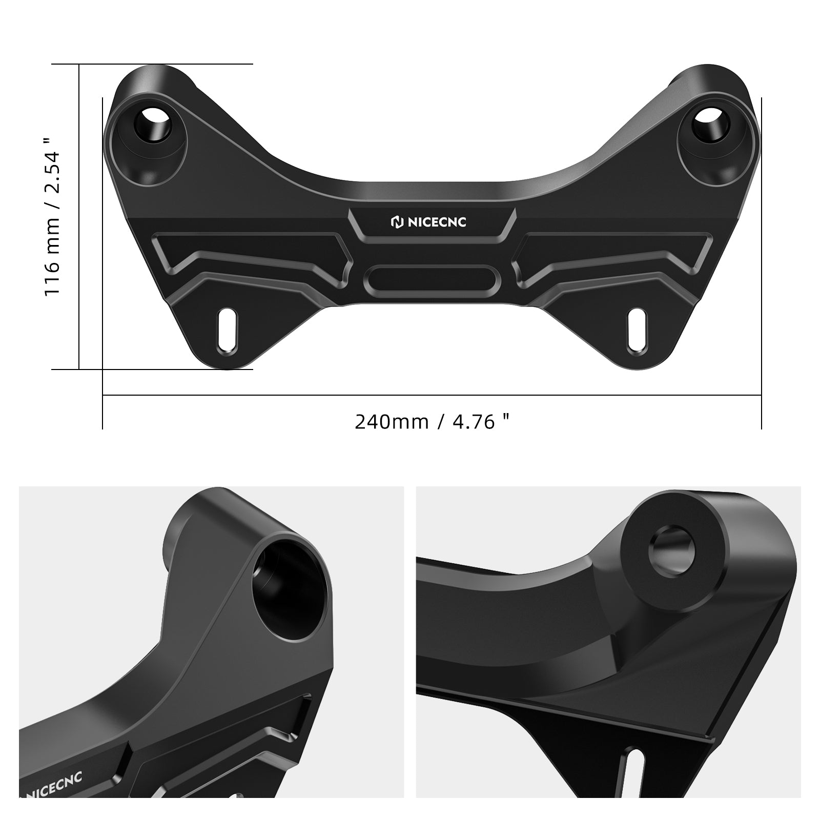 UTV Front Shock Tower Brace Bracket Mount For Can-Am X3 2017-2024