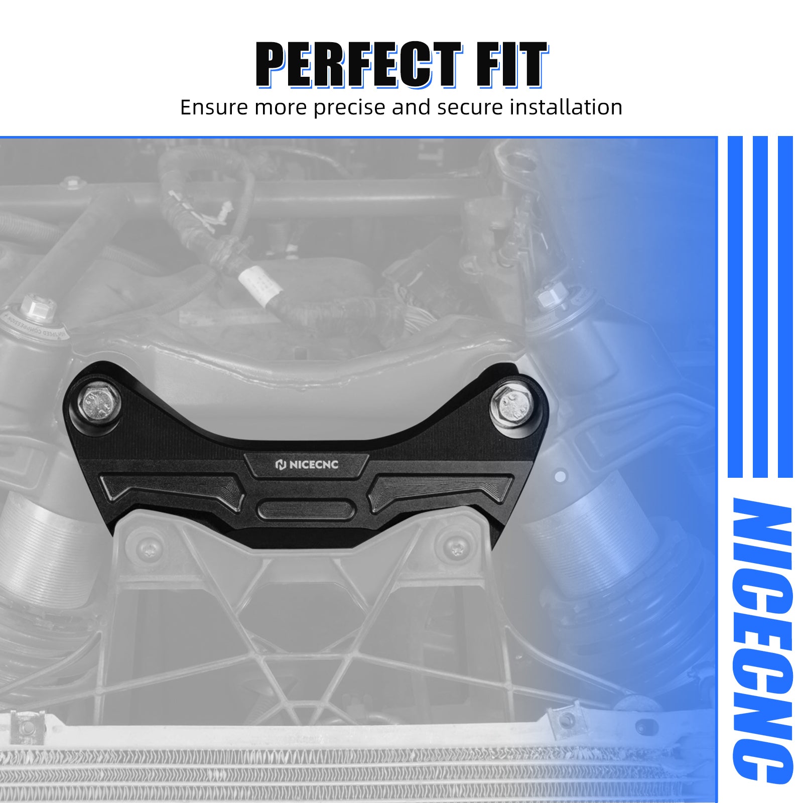 UTV Front Shock Tower Brace Bracket Mount For Can-Am X3 2017-2024