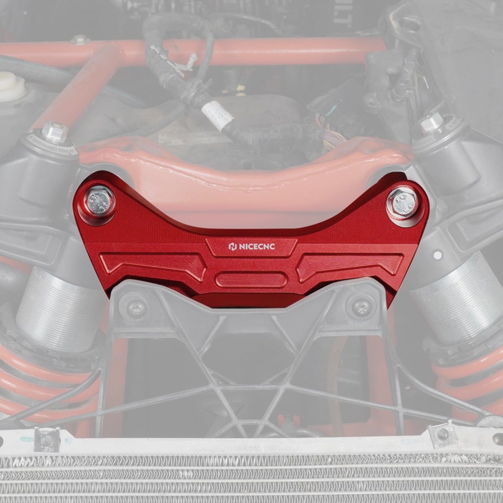 UTV Front Shock Tower Brace Bracket Mount For Can-Am X3 2017-2024