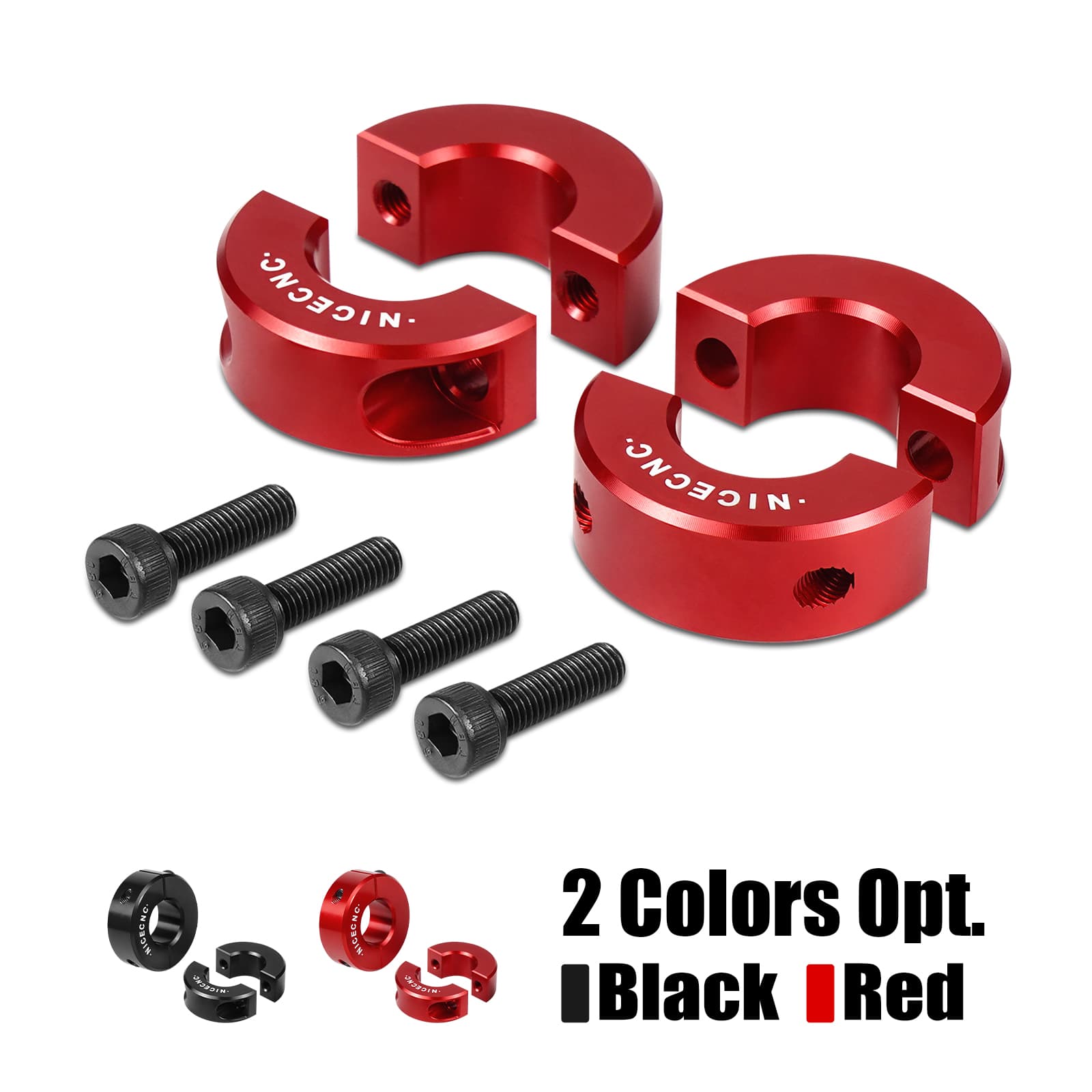 UTV Two-Piece Front Sway Stabilizer Bar Clamping Shaft Collars For Can-Am X3