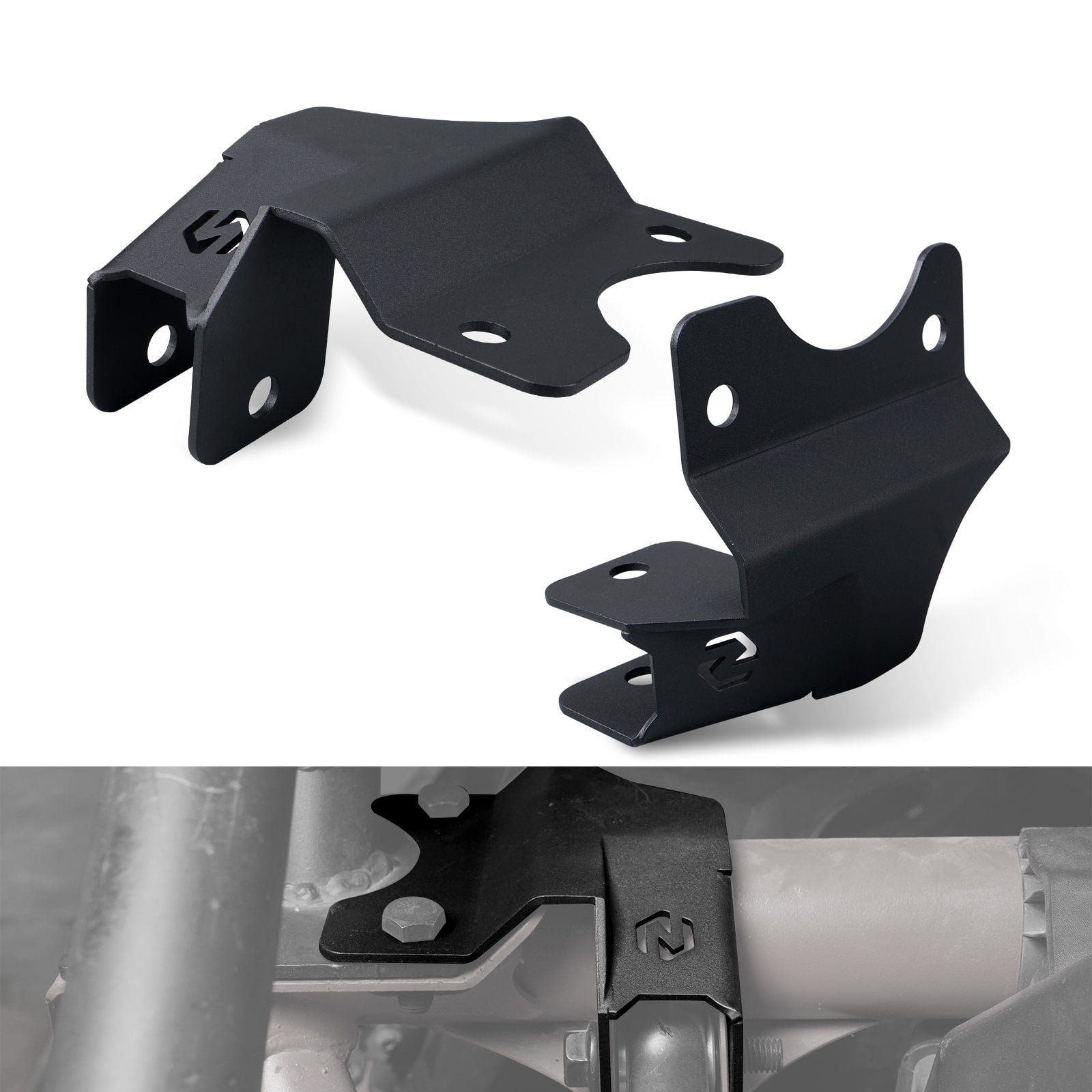 UTV Rear Shock Brace Bracket Mounts Carbon Steel For Can-Am X3 2017-2023