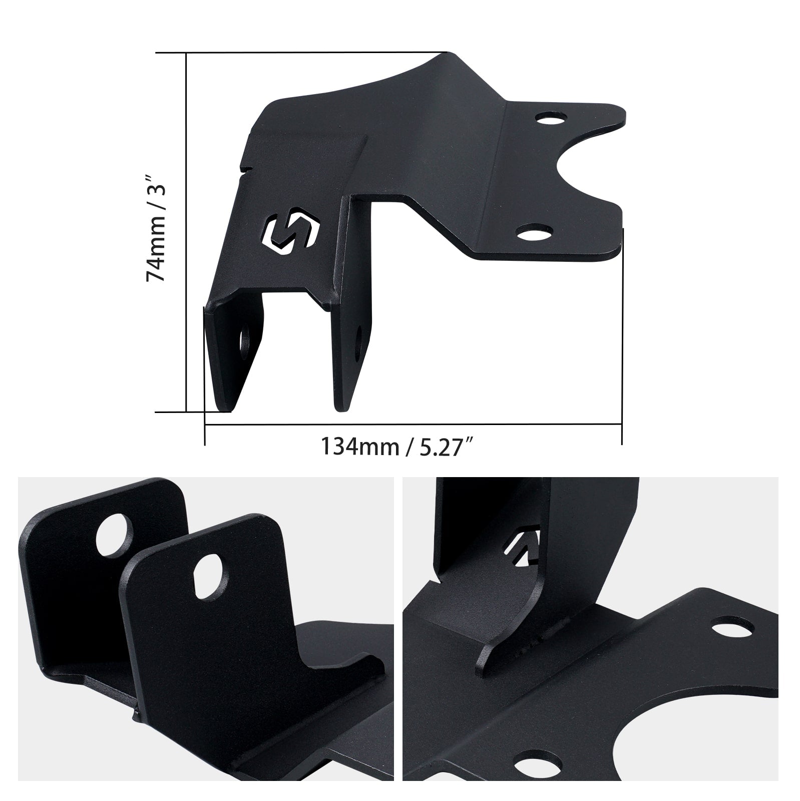 UTV Rear Shock Brace Bracket Mounts Carbon Steel For Can-Am X3 2017-2023