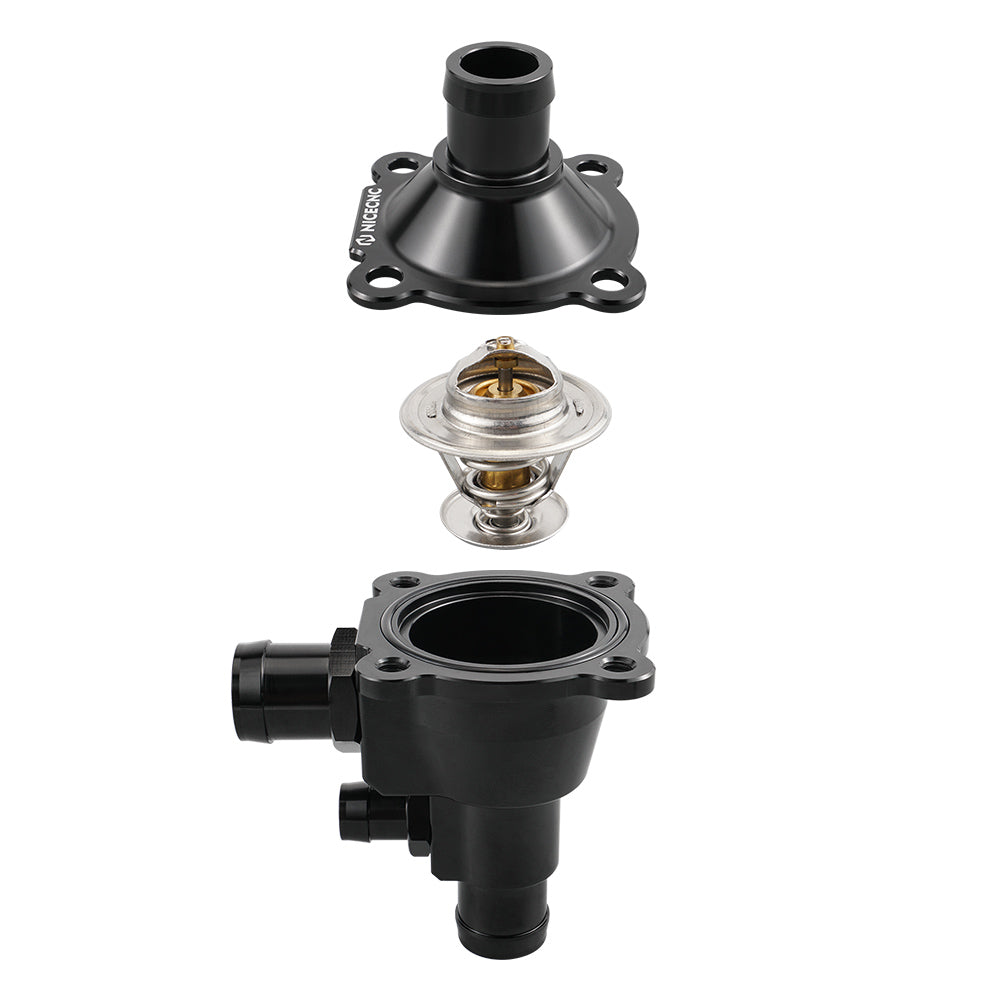 Thermostat housing clearance